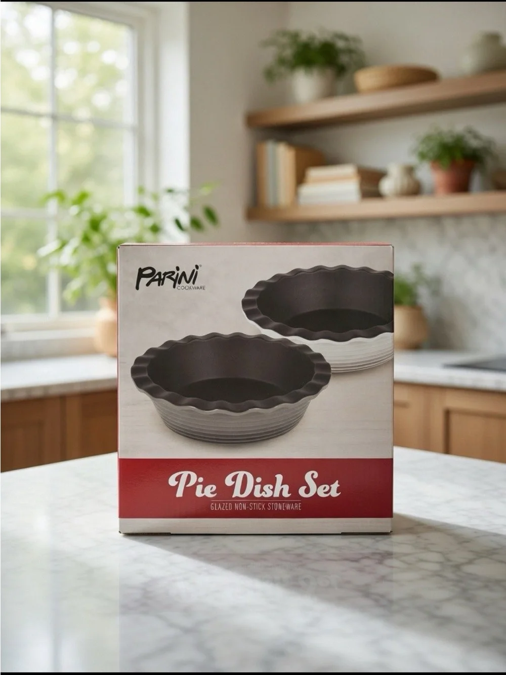 Stoneware Pie Dishes set